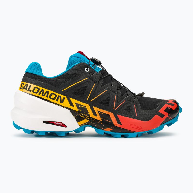 Vaikiški bėgimo batai Salomon Speedcross 6 black/white/transcend blue 2