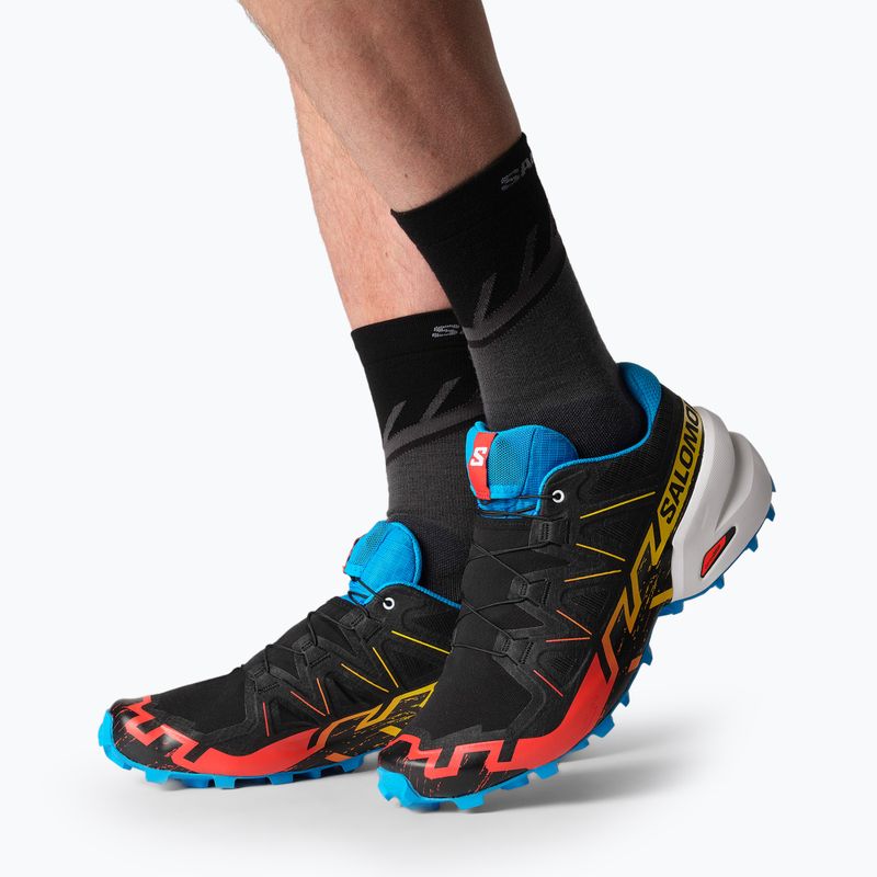 Vaikiški bėgimo batai Salomon Speedcross 6 black/white/transcend blue 4