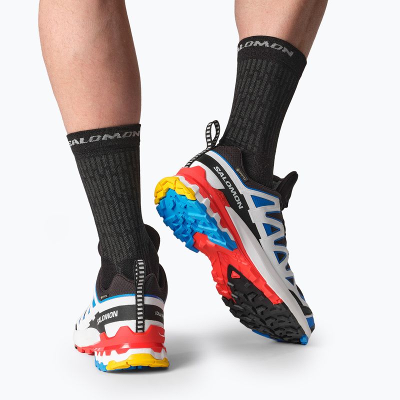 Vaikiški bėgimo batai Salomon XA Pro 3D V9 GTX black/white/transcend blue 5