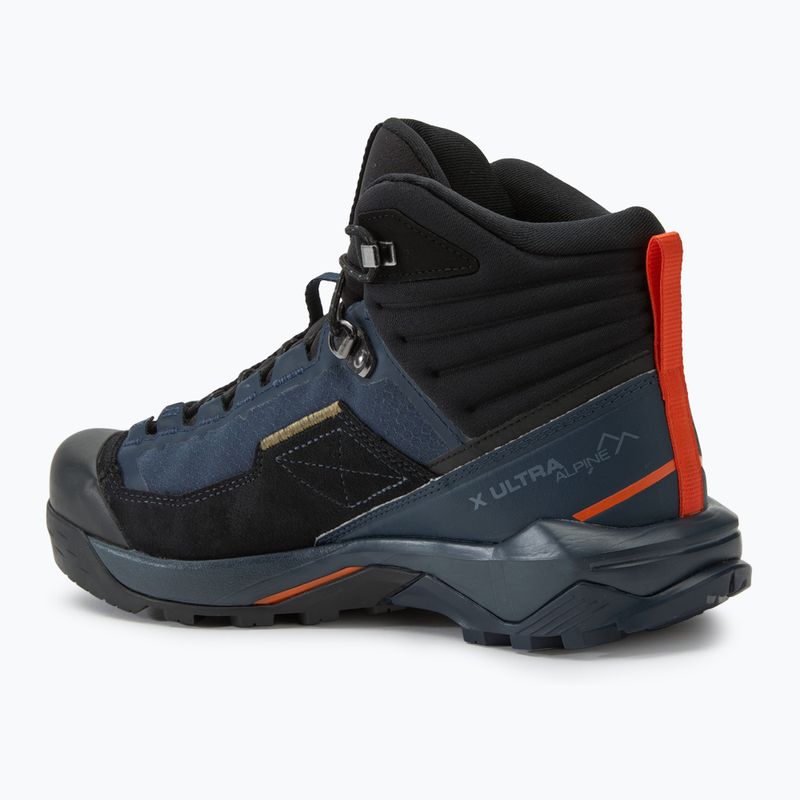 Vyriški žygio batai Salomon X Ultra Alpine MID GTX blue nights/black/red orange 3