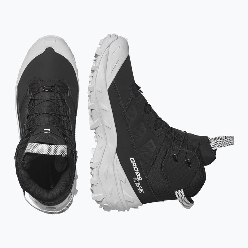 Vyriški žygio batai Salomon Crossrak Powder WP black/black/white 13