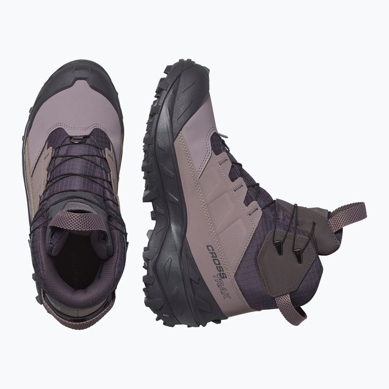 Moteriški žygio batai Salomon Crosstrak Powder WP nine iron/shark 3