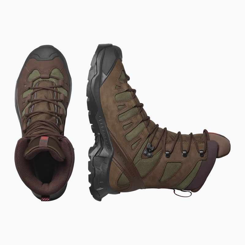 Turistiniai batai Salomon Quest Tracker High GTX earth brown/green 13
