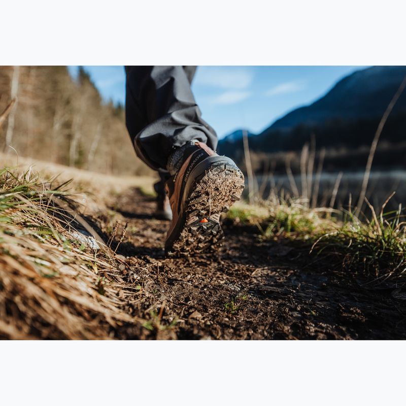 Moteriški trekingo batai Salomon X ULTRA 360 LTR GTX cognac/peppercorn/black 10