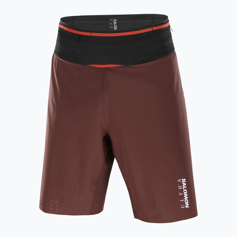 Vyriški bėgimo šortai Salomon S/Lab Ultra 2IN1 decadent chocolate 6