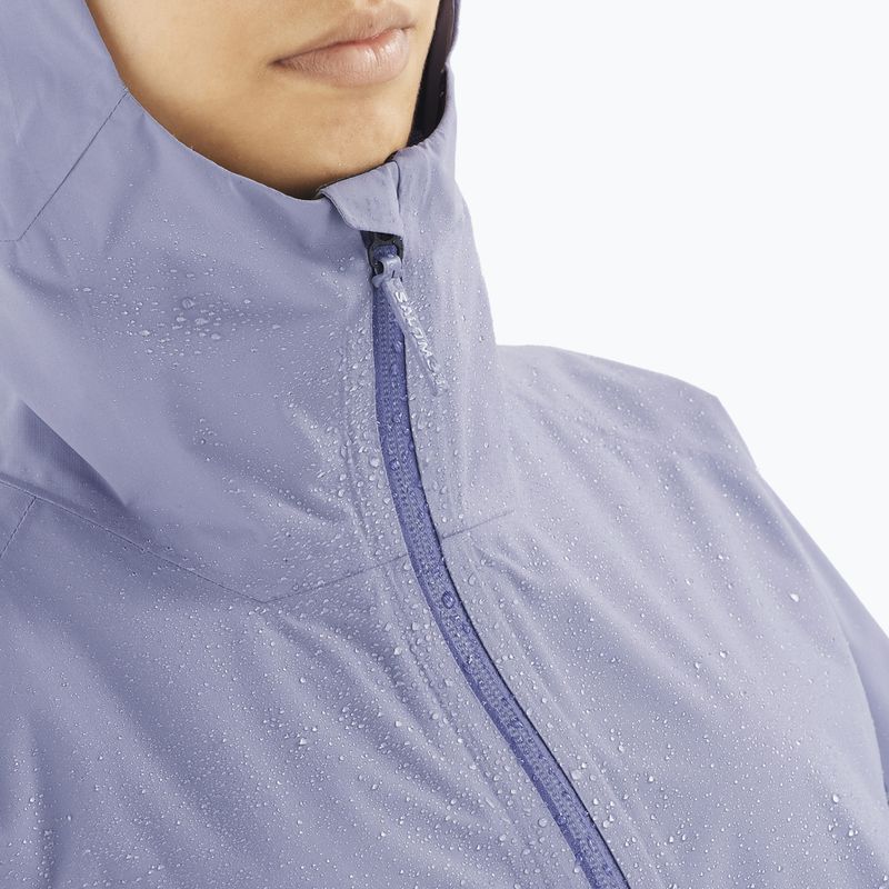 Moteriška striukė nuo vėjo Salomon Outerpath 2.5L blue granite 4