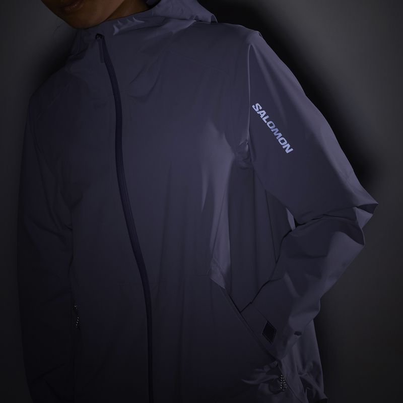 Moteriška striukė nuo vėjo Salomon Outerpath 2.5L blue granite 7