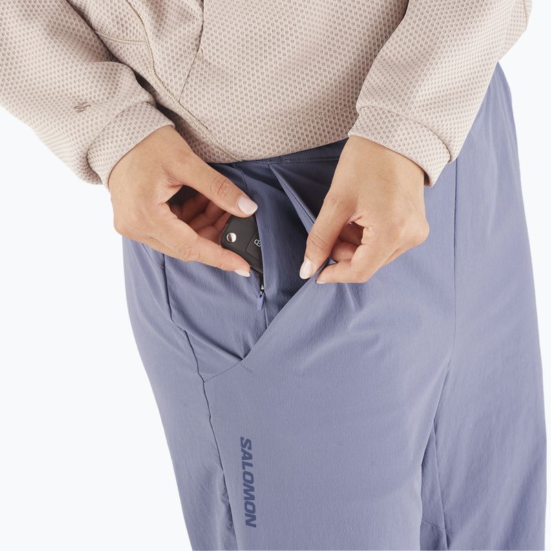 Moteriškos trekingo kelnės Salomon Wayfarer Ease blue granite 4