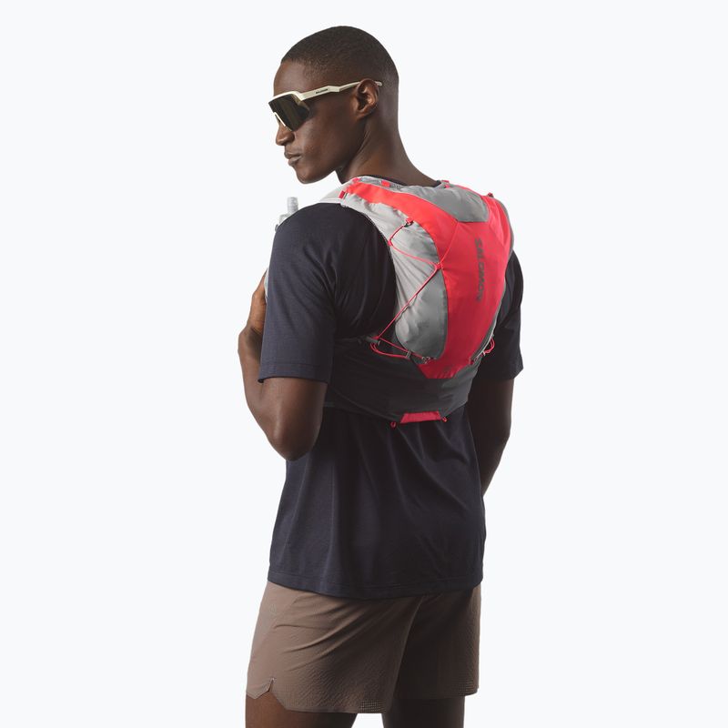 Bėgimo liemenė Salomon ADV SKIN 12 Set castelrock/alloy/neon flame 4