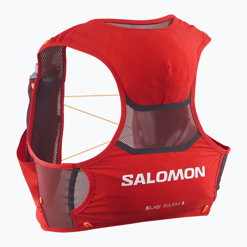 Bėgimo liemenė Salomon S/Lab Pulsar 3 Set fiery red/andorra/orange pop 2