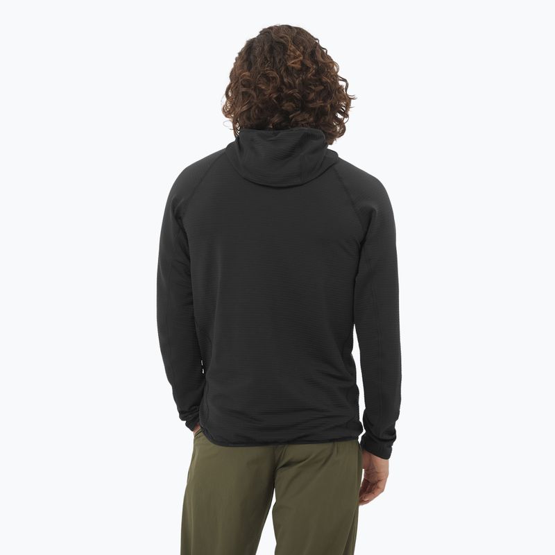 Vyriškas žygio džemperis Salomon Sntial Lightwarm Hybrid deep black 2