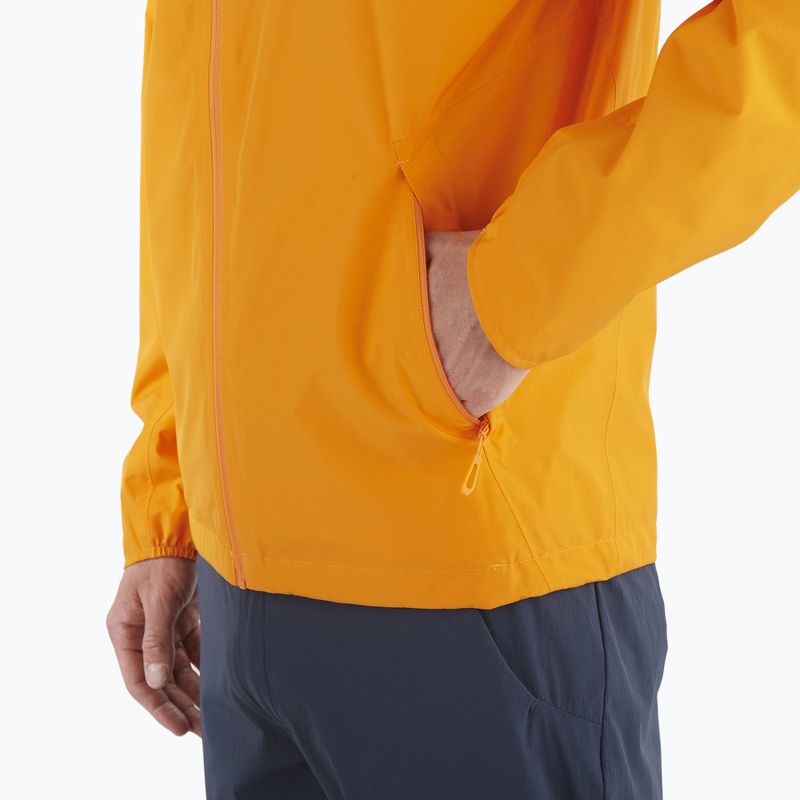 Vyriška striukė nuo vėjo Salomon Outscape 2L turmeric 4