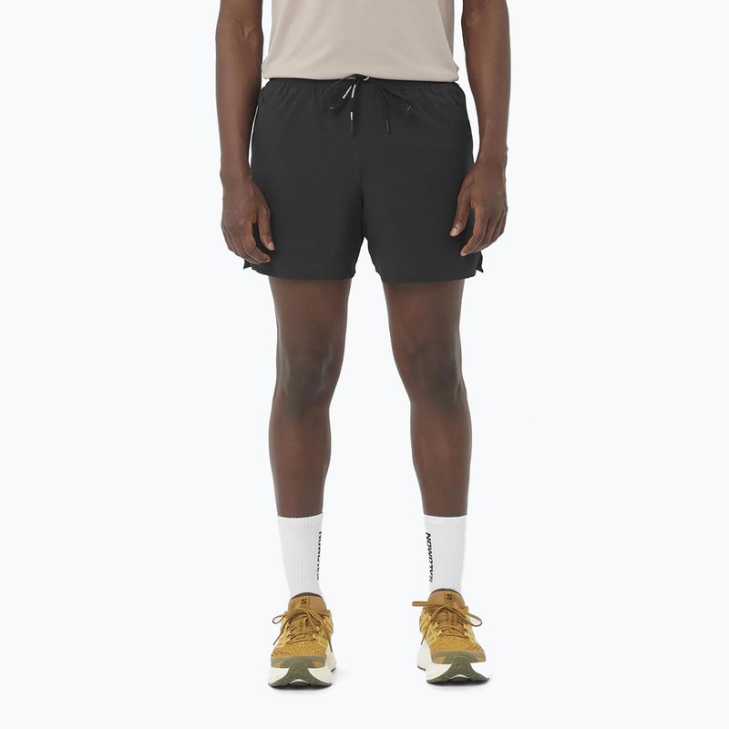 Vyriški bėgimo šortai Salomon SHAKEout Core 5" deep black