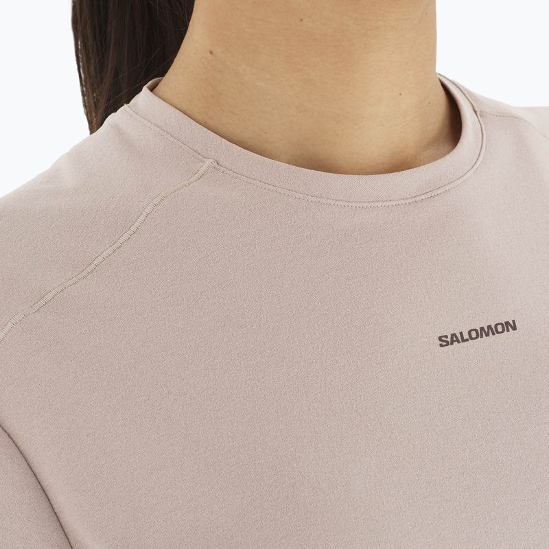 Moteriški marškinėliai Salomon Trackline Tee SS etherea 4