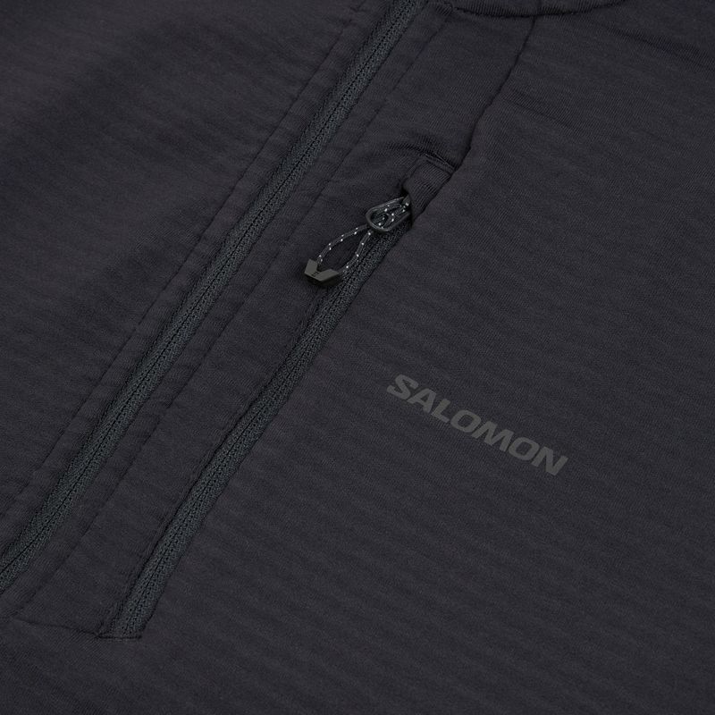 Moteriškas flisinis džemperis Salomon Lightwarm Full Zip deep black 7