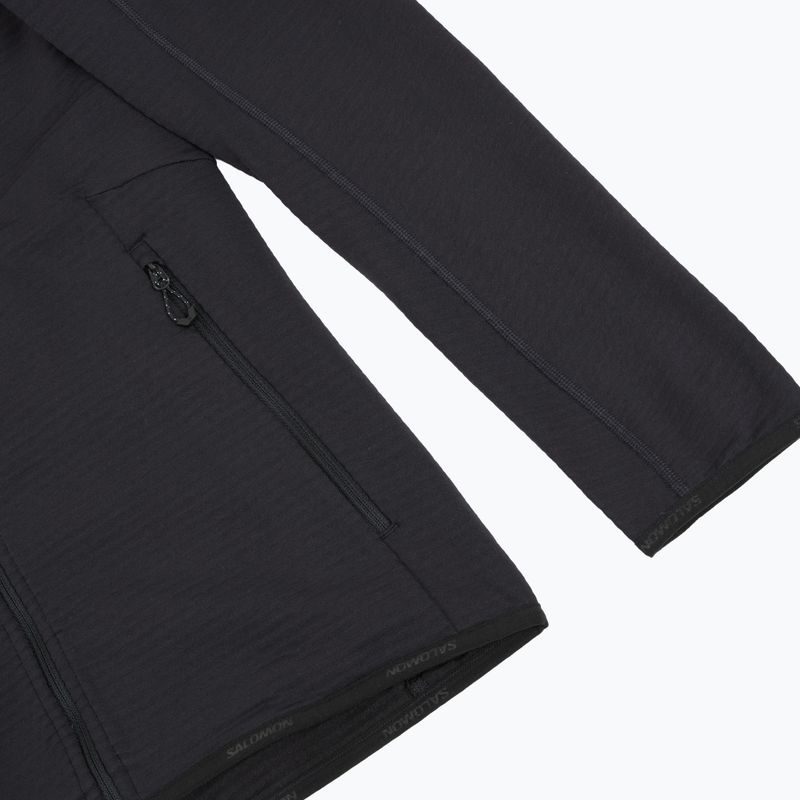Moteriškas flisinis džemperis Salomon Lightwarm Full Zip deep black 8