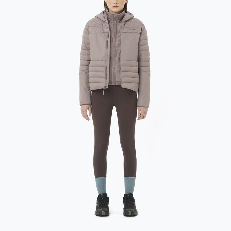 Moteriškos bėgimo tamprės Salomon SHAKEout Bliss 25" coffee bean 2