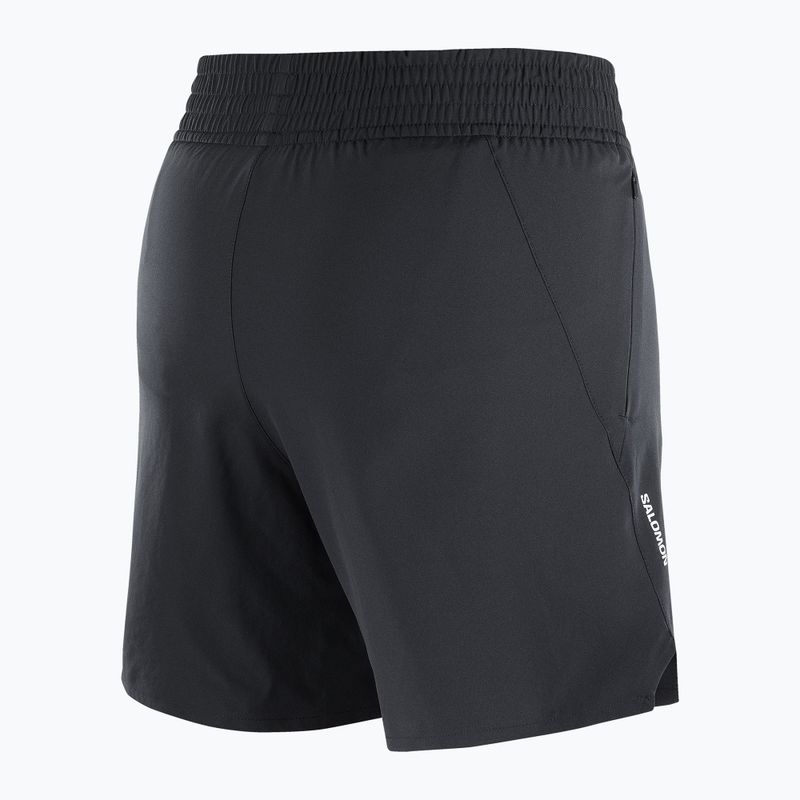 Moteriški bėgimo šortai Salomon Shakeout Core 6" deep black 7