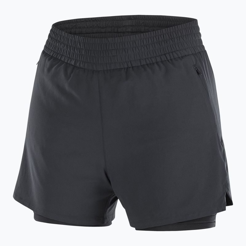 Moteriški bėgimo šortai Salomon SHAKEout Core 2IN1 4" deep black 6