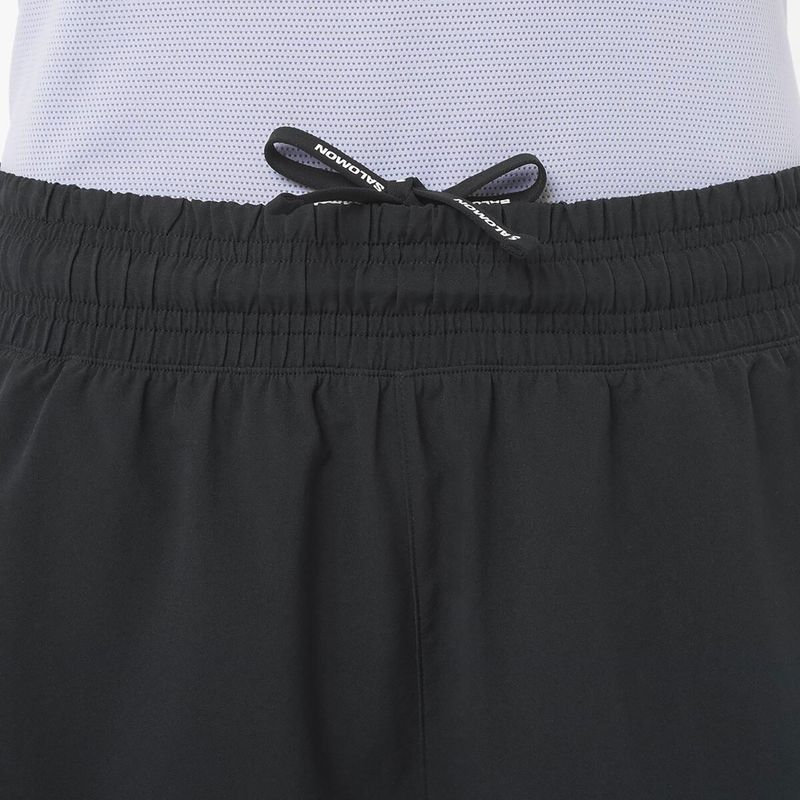 Moteriški bėgimo šortai Salomon SHAKEout Easy 4" deep black 3