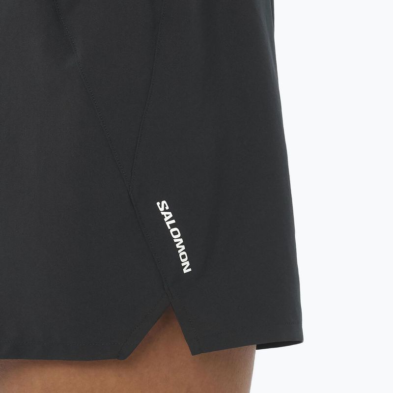 Moteriški bėgimo šortai Salomon SHAKEout Easy 4" deep black 5