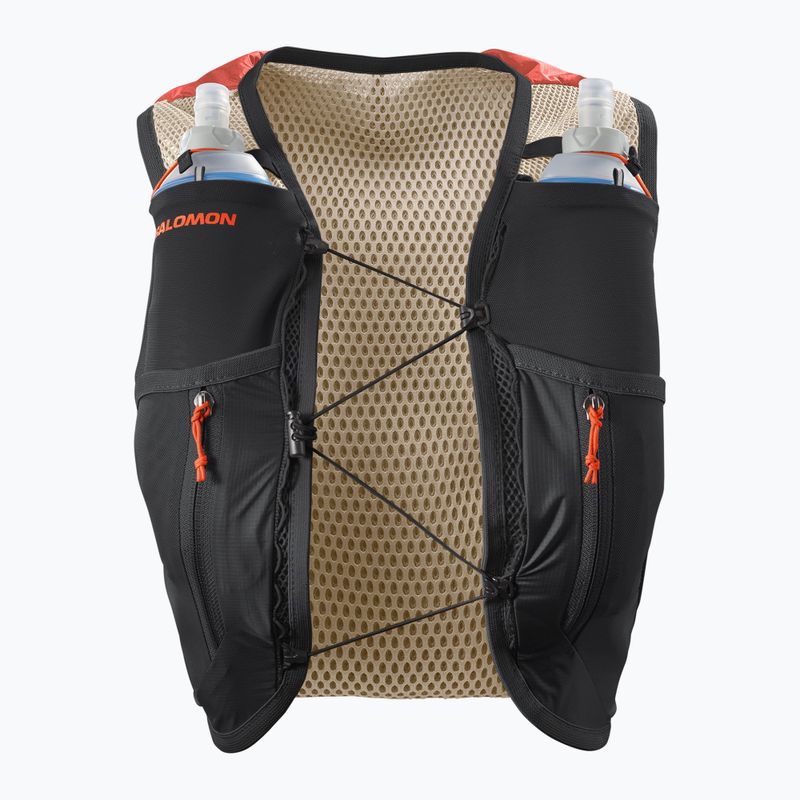 Moteriška bėgimo liemenė Salomon Active Skin 12 Set emerglow/black