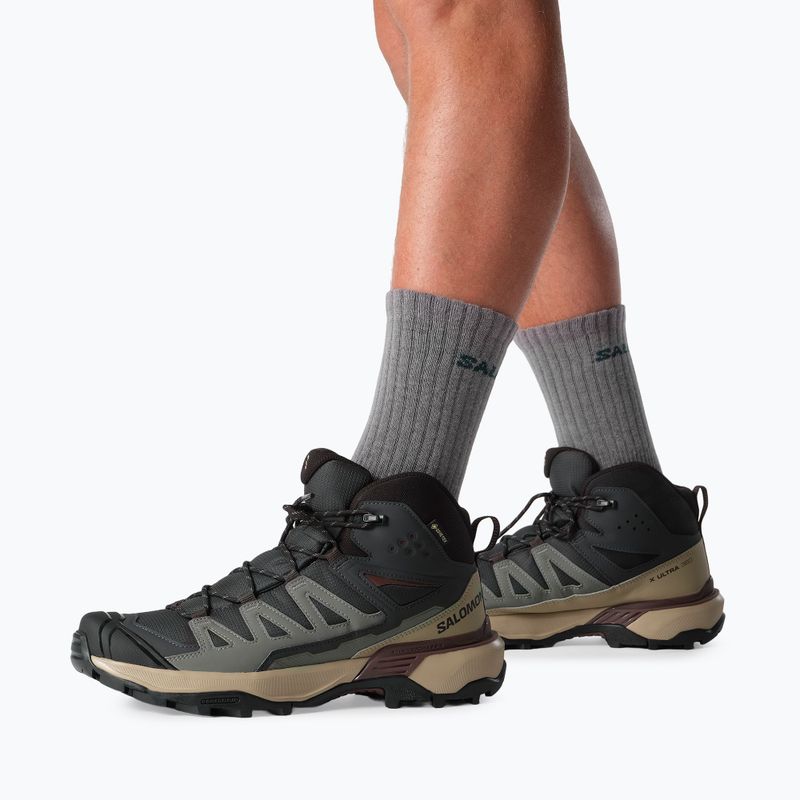 Vyriški žygio batai Salomon X Ultra 360 MID GTX phantom/desert tan 6
