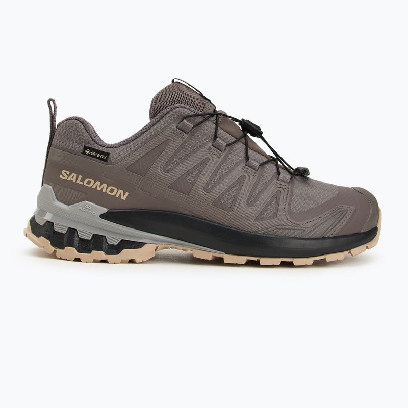 Moteriški bėgimo batai Salomon XA Pro 3D V9 GTX plum kitten/black/gul 2