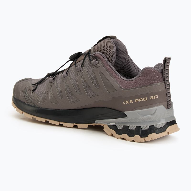 Moteriški bėgimo batai Salomon XA Pro 3D V9 GTX plum kitten/black/gul 3