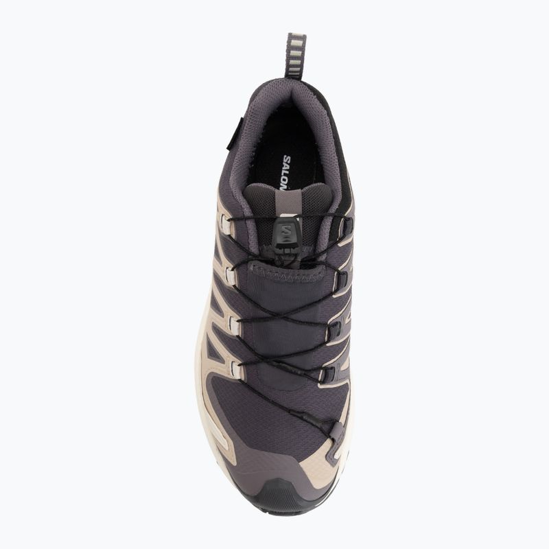 Moteriški bėgimo batai Salomon XA Pro 3D V9 GTX nine iron/oxford tan 5