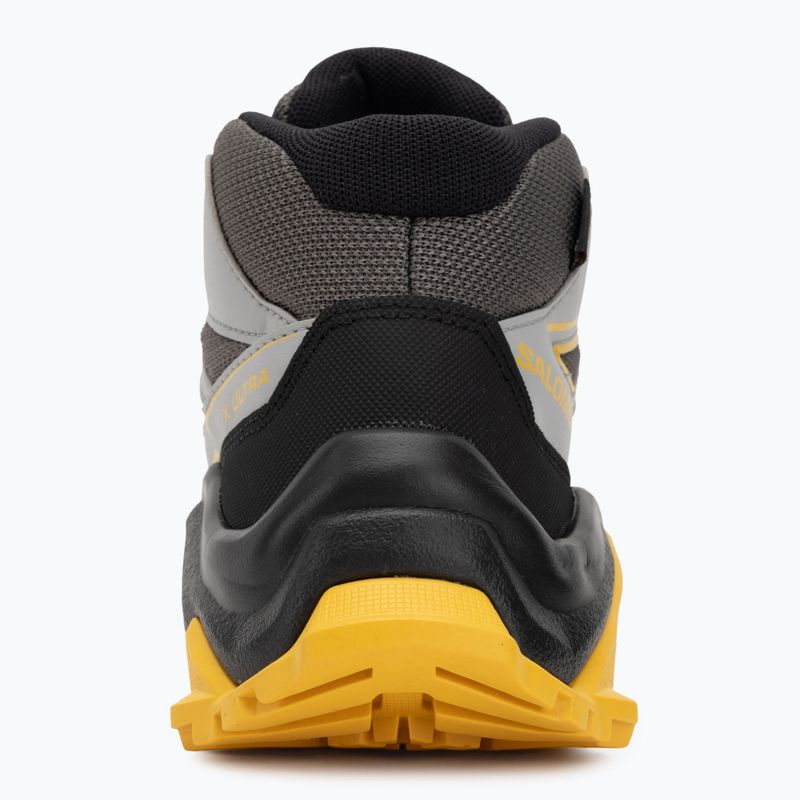 Vaikiški žygio batai Salomon X Ultra Mid GTX castlerock/black/spicy/mustard 6