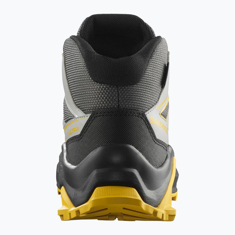 Vaikiški žygio batai Salomon X Ultra Mid GTX castlerock/black/spicy/mustard 10