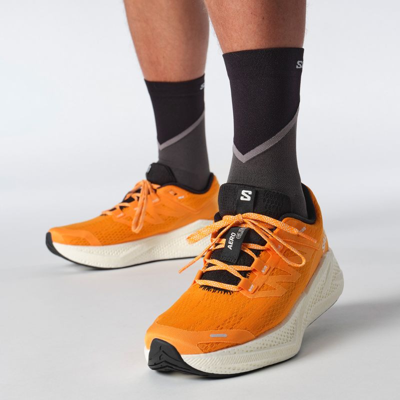 Vyriški bėgimo bateliai Salomon Aero Glide 3 turmeric/white/black 12