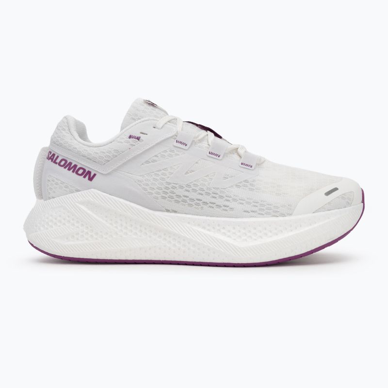 Vyriški bėgimo batai Salomon Aero Glide 3 white/white/willowherb 2