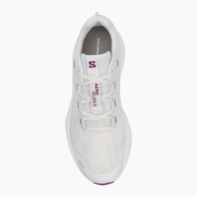 Vyriški bėgimo batai Salomon Aero Glide 3 white/white/willowherb 5