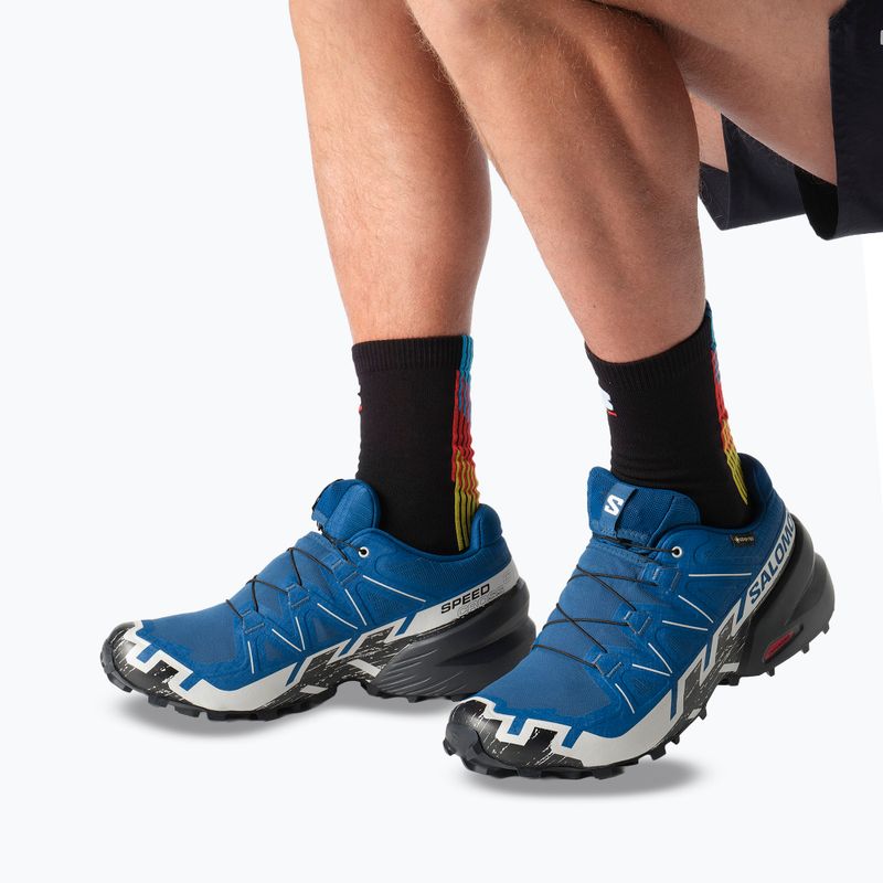Vyriški bėgimo bateliai Salomon Speedcross 6 GTX poseidon/juoda/lunar rock 7
