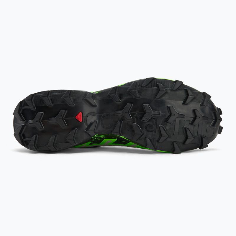 Vyriški bėgimo bateliai Salomon Speedcross 6 GTX black/alloy/green gecko 4