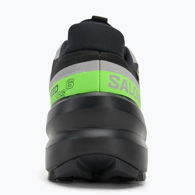 Vyriški bėgimo bateliai Salomon Speedcross 6 GTX black/alloy/green gecko 6