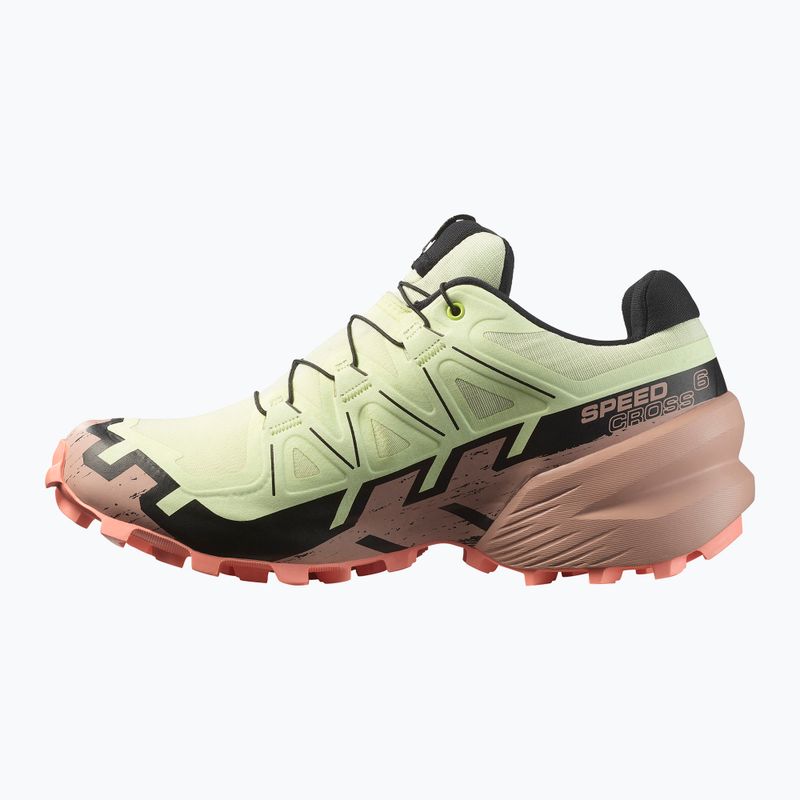 Moteriški bėgimo bateliai Salomon Speedcross 6 GTX lime cream/mahogany rose/black 3