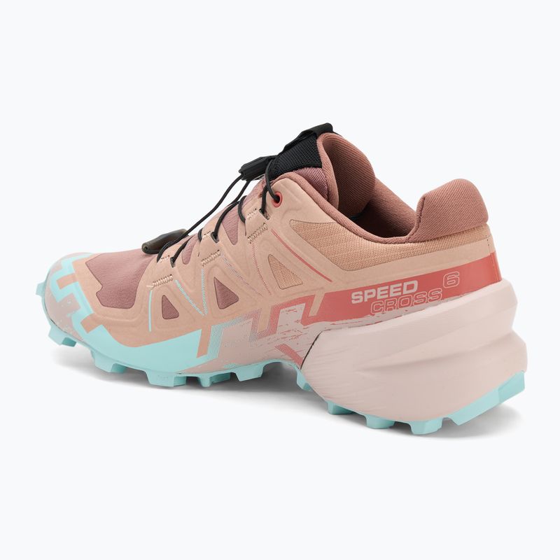Moteriški bėgimo bateliai Salomon Speedcross 6 mahogany rose/hushed violet/iced aqua 3