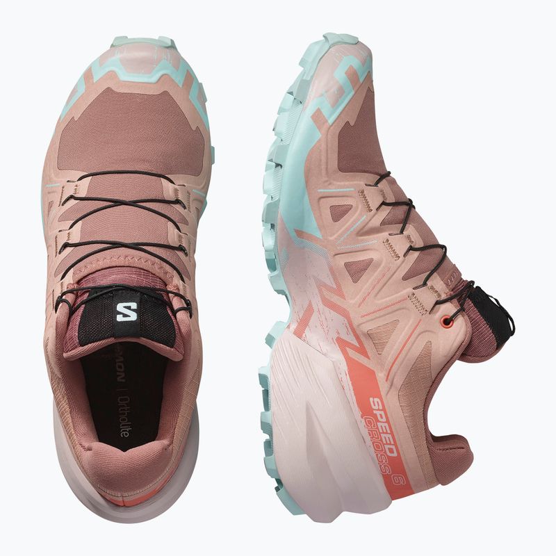 Moteriški bėgimo bateliai Salomon Speedcross 6 mahogany rose/hushed violet/iced aqua 8