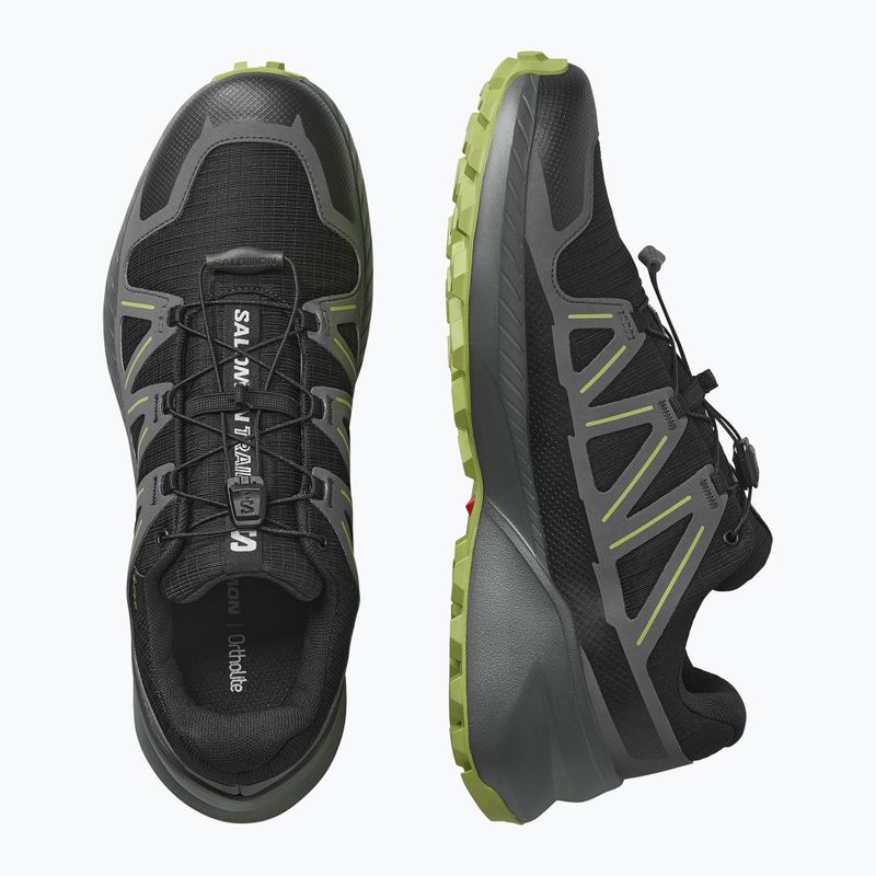 Vyriški bėgimo bateliai Salomon Speedcross Peak GTX juoda/urban chic/tamsi citrina 8