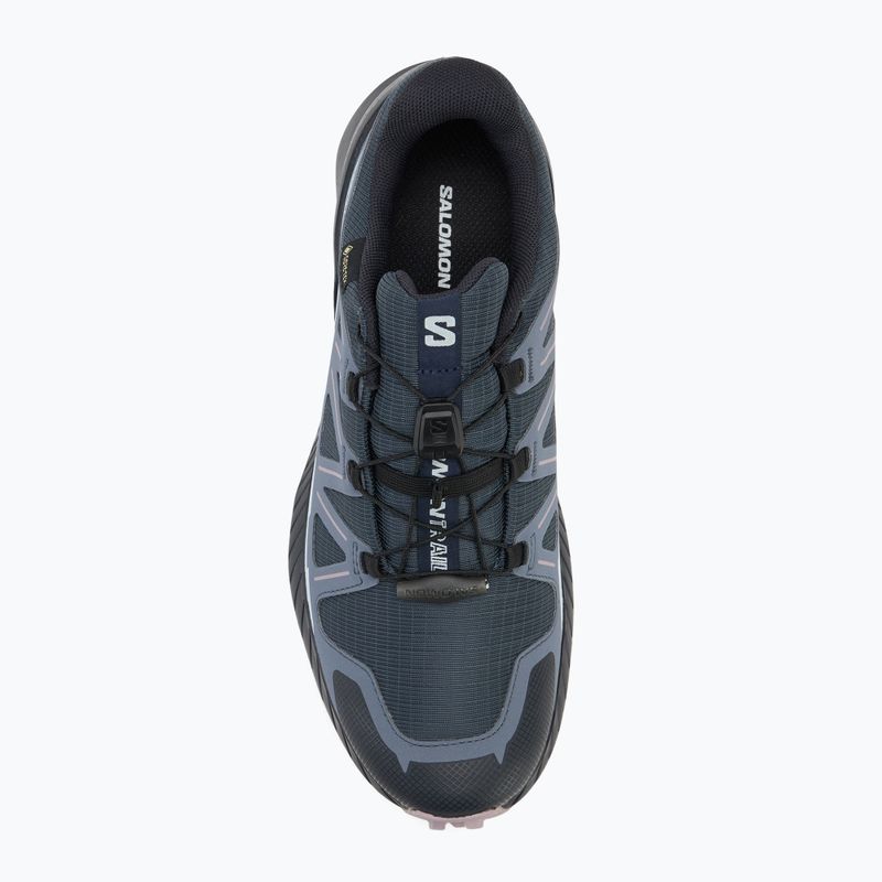 Moteriški bėgimo batai Salomon Speedcross Peak GTX blue nights / grisaille / nirvana 5