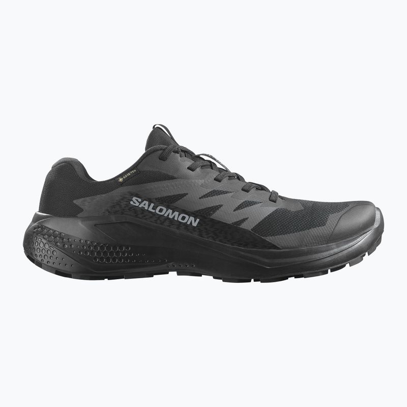 Vyriški bėgimo bateliai Salomon Alphaglide GTX juoda/asfaltas/juoda 8