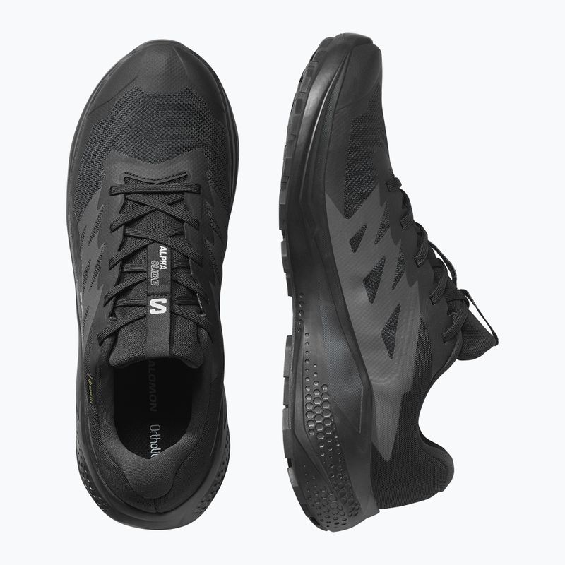 Vyriški bėgimo bateliai Salomon Alphaglide GTX juoda/asfaltas/juoda 12
