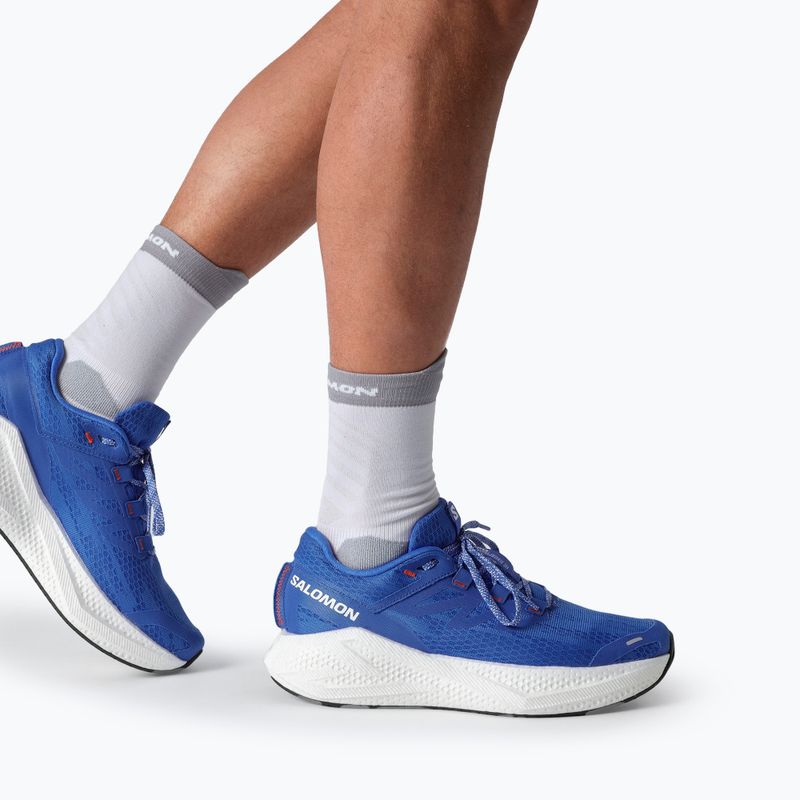 Vyriški bėgimo batai Salomon Aero Glide 3 french blue/white/cherry tomato 11