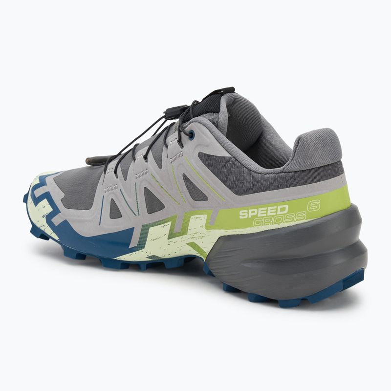 Vyriški bėgimo bateliai Salomon Speedcross 6 castlerock/lime cream/poseidon 3