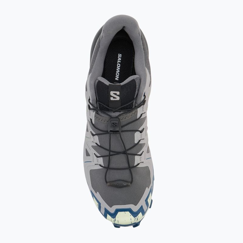 Vyriški bėgimo bateliai Salomon Speedcross 6 castlerock/lime cream/poseidon 5