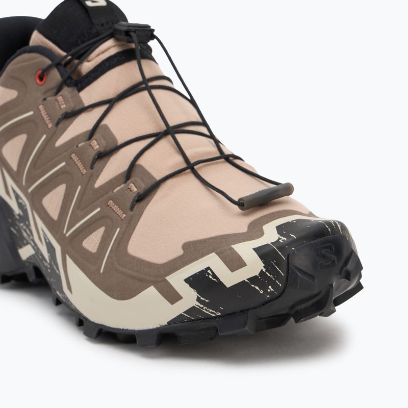 Vyriški bėgimo bateliai Salomon Speedcross 6 natural/black/almond milk 7