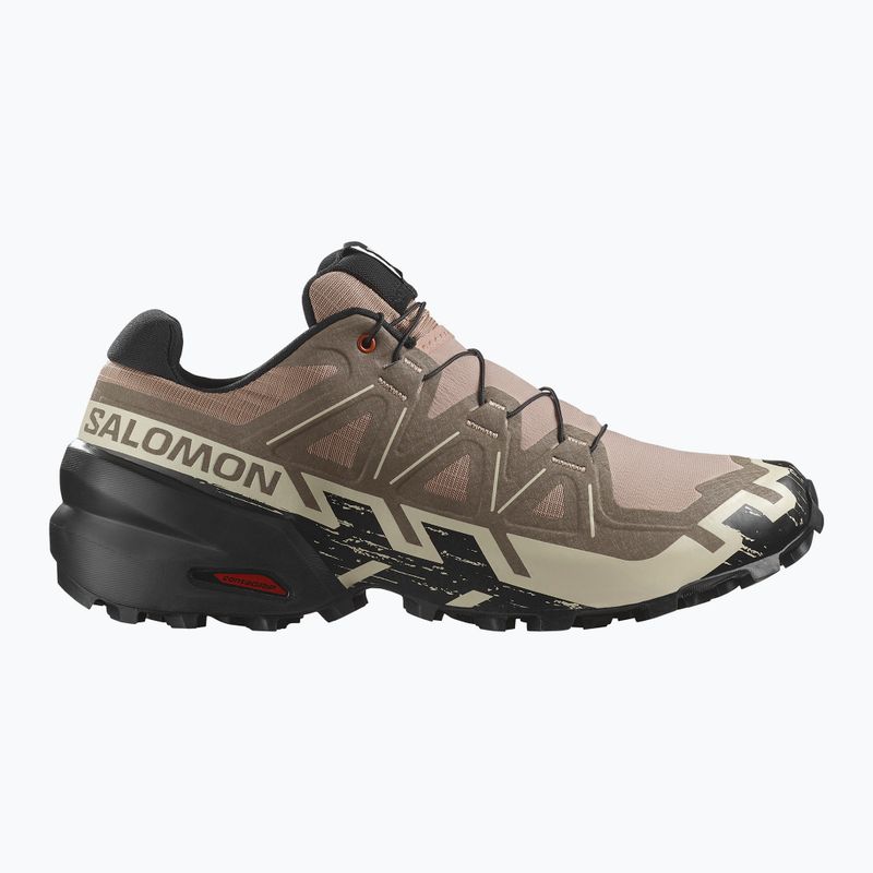 Vyriški bėgimo bateliai Salomon Speedcross 6 natural/black/almond milk 2